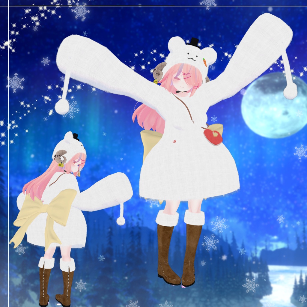 【セレスティア】もこもこおでかけ雪だるま⛄