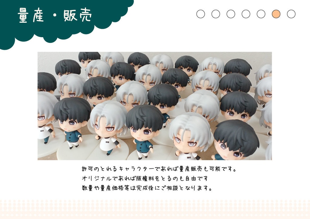 キャラクターフィギュア制作依頼