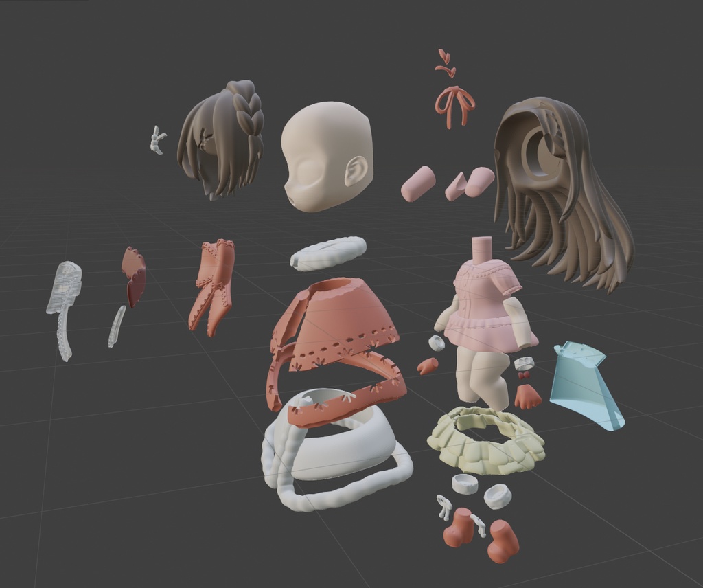 ミラーリボンズフィギュア Xmas ver. 組立式キット