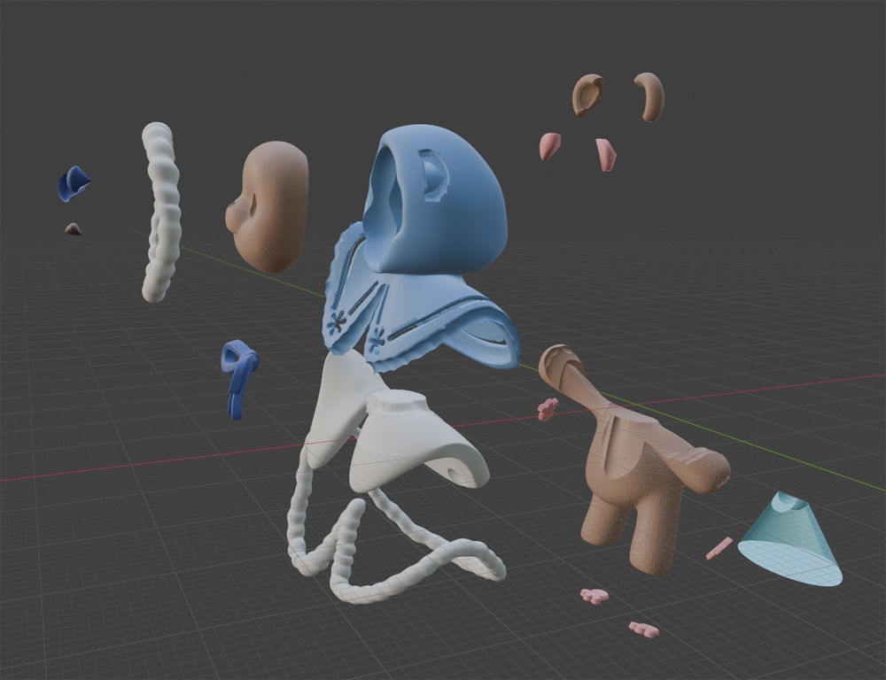 ミラーリボンズフィギュア Xmas ver. 組立式キット