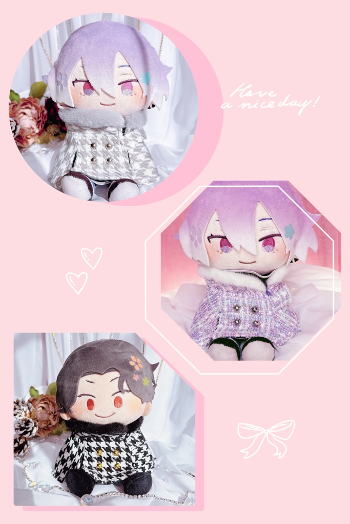 【20cmぬいサイズ】ポンチョコート