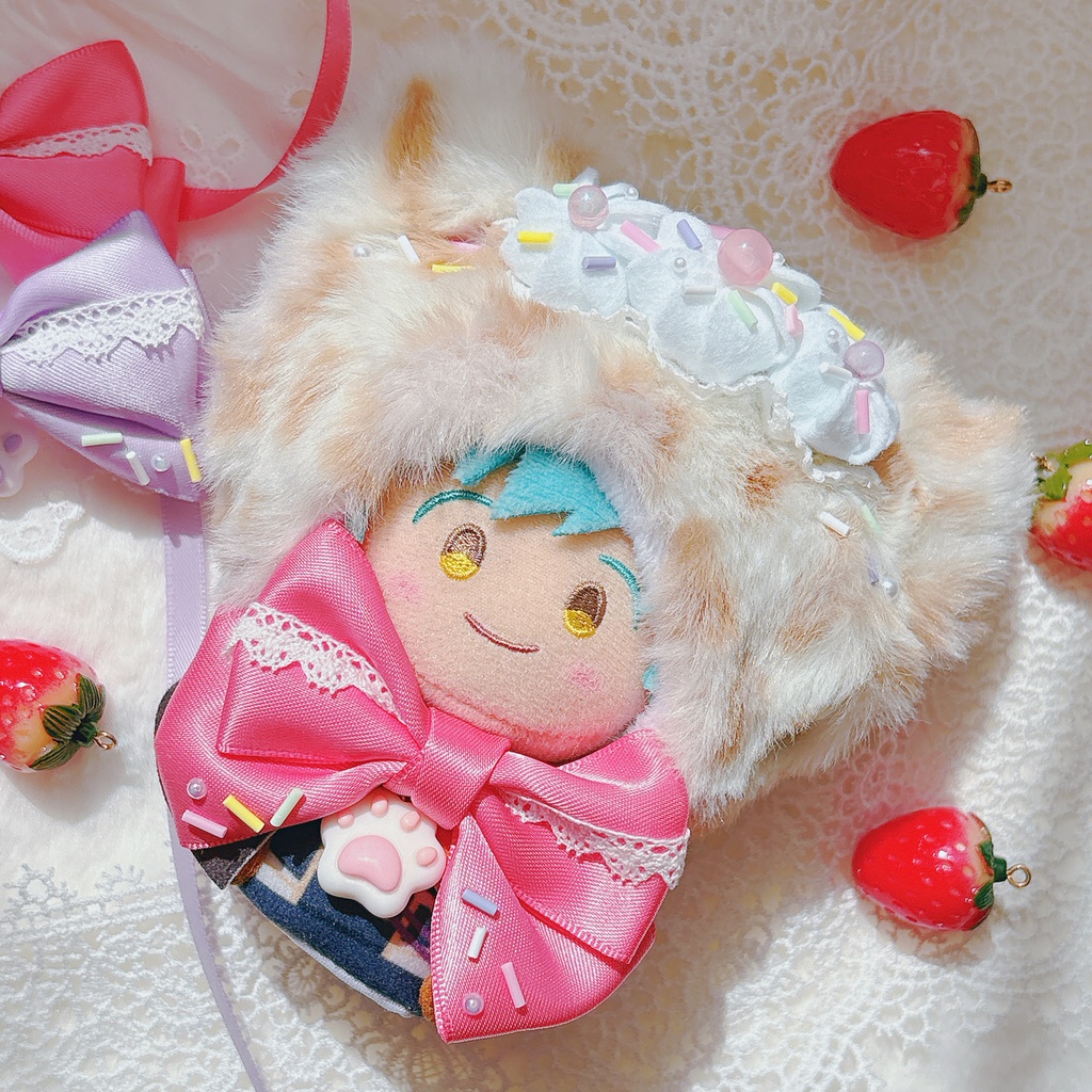 【小さいぬいサイズ】ふわふわアニマルずきん