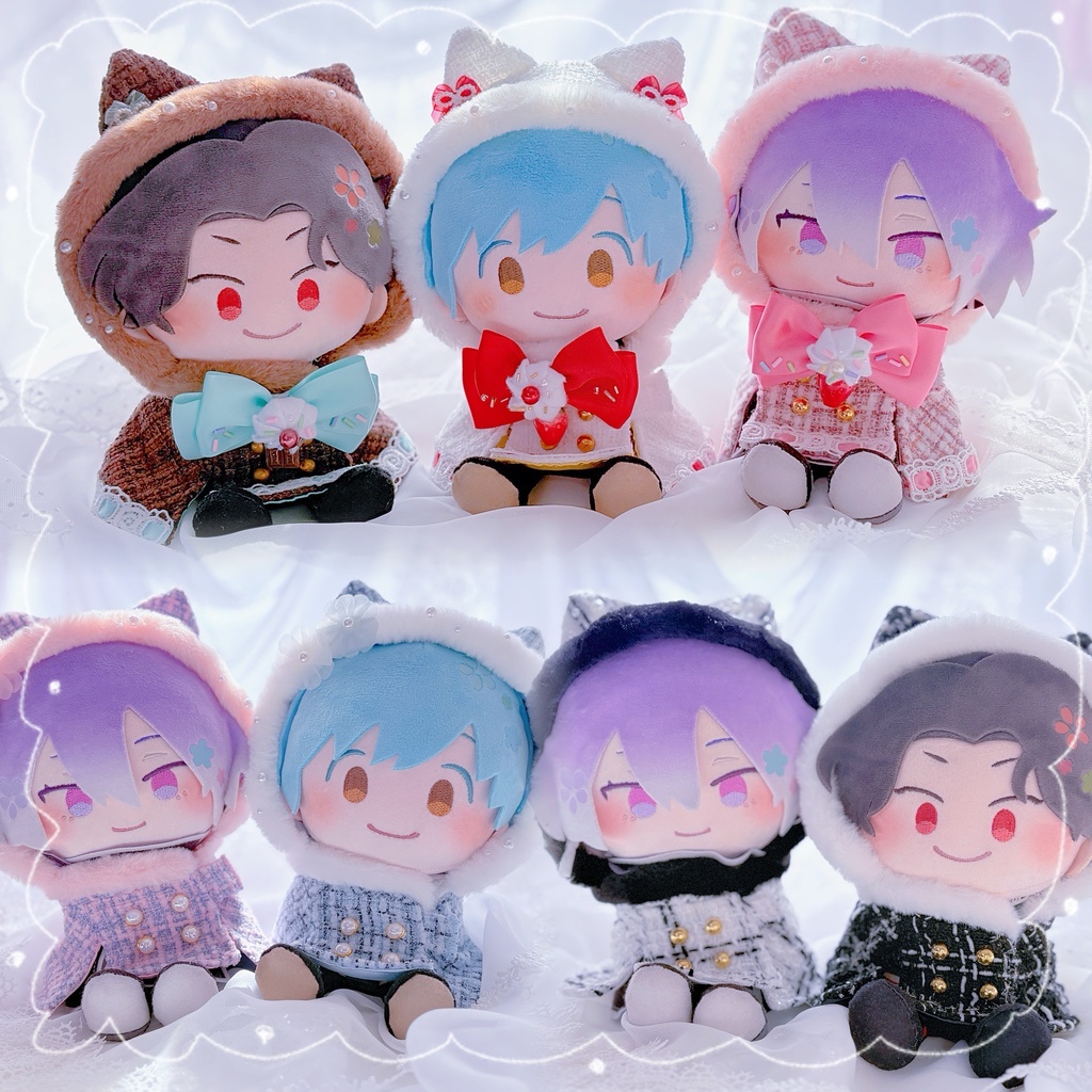【20cmぬいサイズ】ねこみみフード