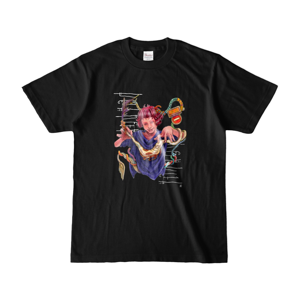 サインください Tシャツ ブラック