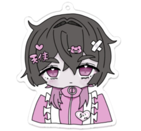 るいくんデフォルメアクリルキーホルダー