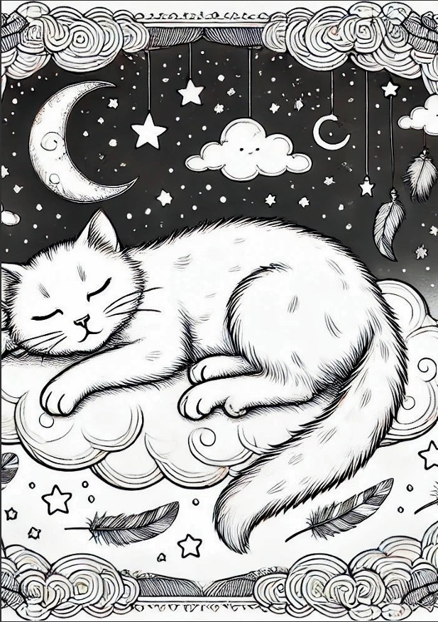 大人のための癒し猫ぬりえ 〜ふしぎでかわいい猫たち〜 Whimsical Cats: A Relaxing Coloring Book for Adults