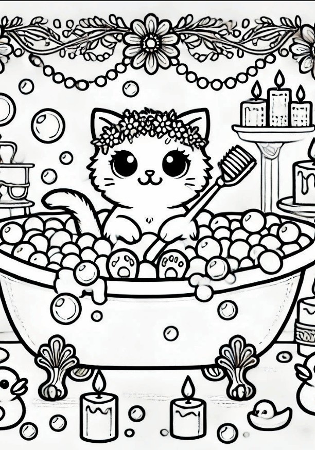 大人のための癒し猫ぬりえ 〜ふしぎでかわいい猫たち〜 Whimsical Cats: A Relaxing Coloring Book for Adults