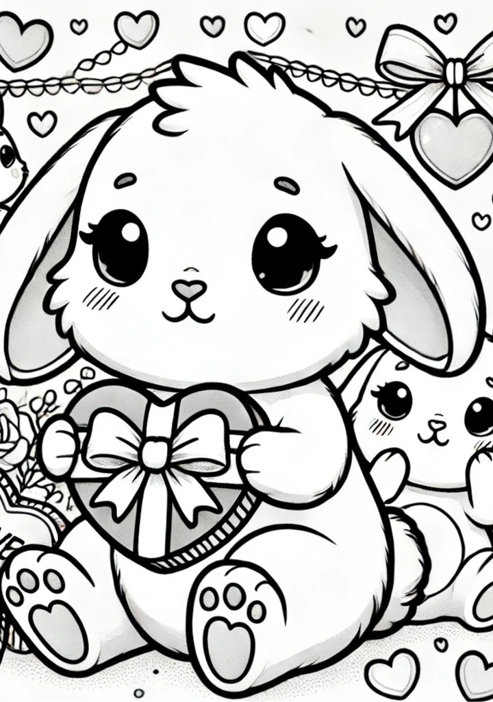 うさぎと巡る癒しの四季ぬりえ Healing Seasonal Coloring Book: Journey with Rabbits