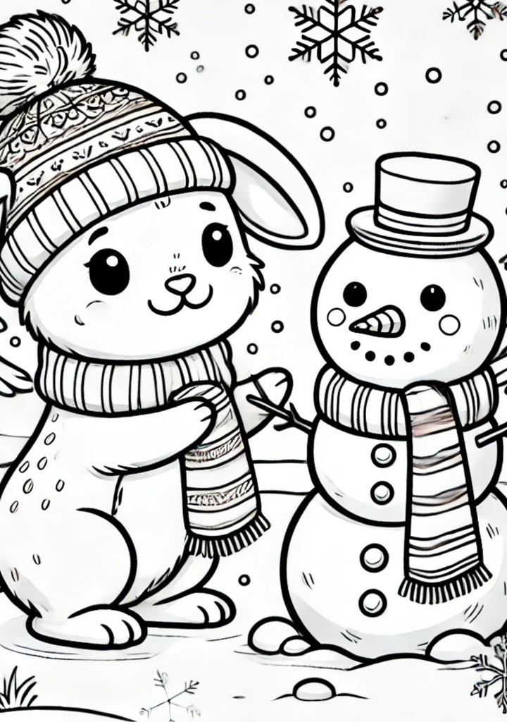 うさぎと巡る癒しの四季ぬりえ Healing Seasonal Coloring Book: Journey with Rabbits