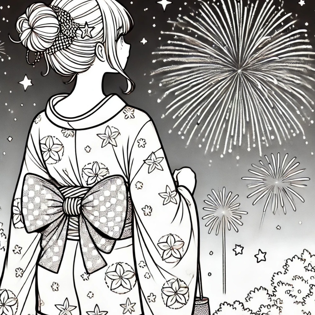 大人の塗り絵~美少女たちの夏休み~