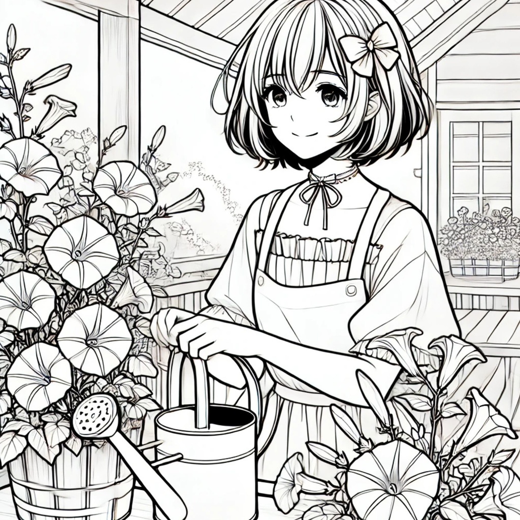 大人の塗り絵~美少女たちの夏休み~