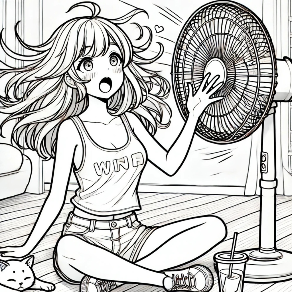 大人の塗り絵~美少女たちの夏休み~