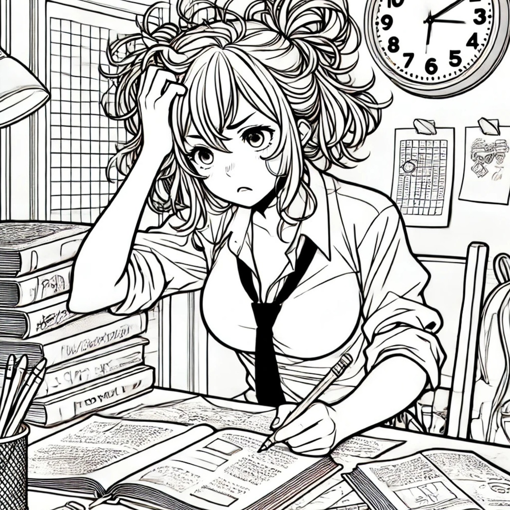 大人の塗り絵~美少女たちの夏休み~