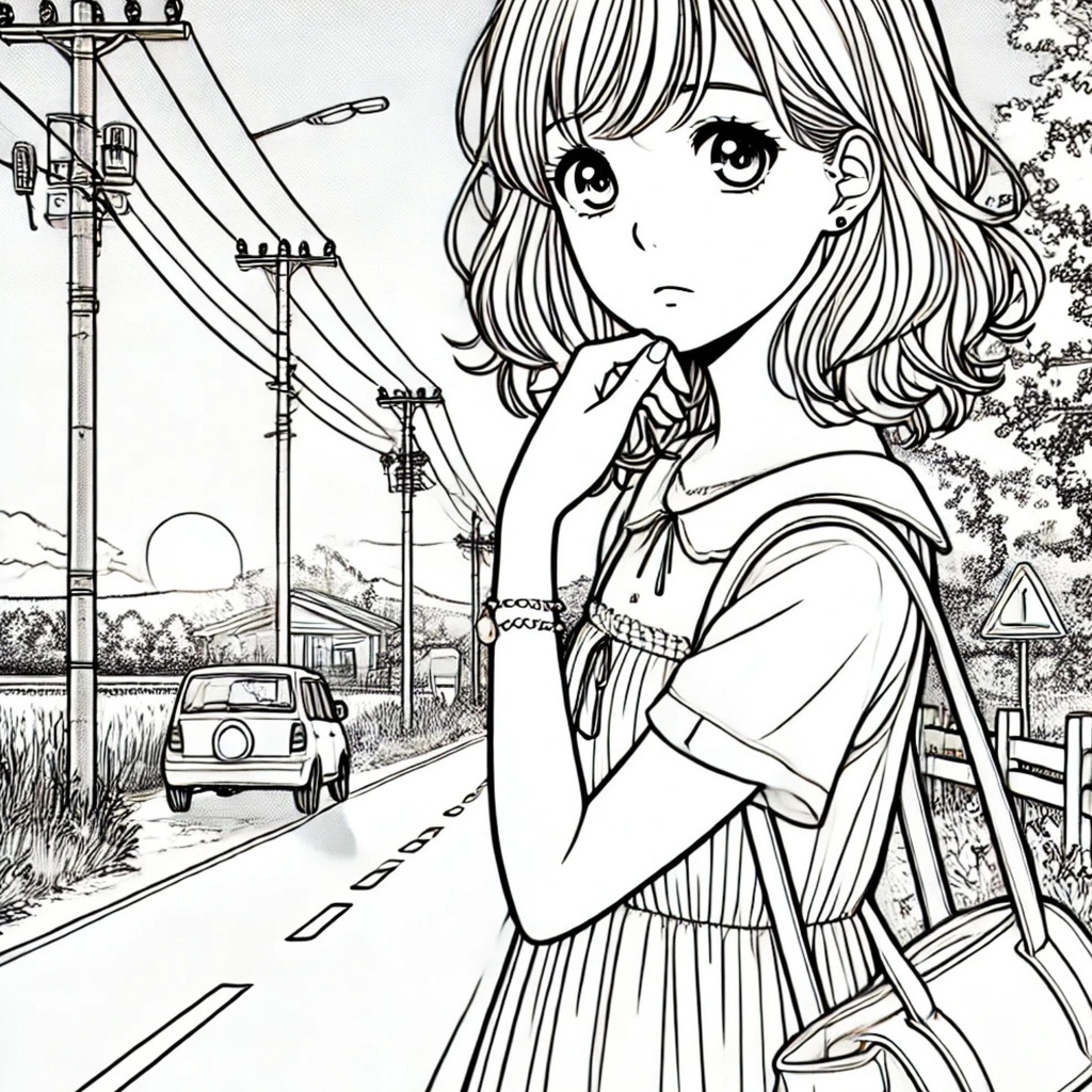 大人の塗り絵~美少女たちの夏休み~