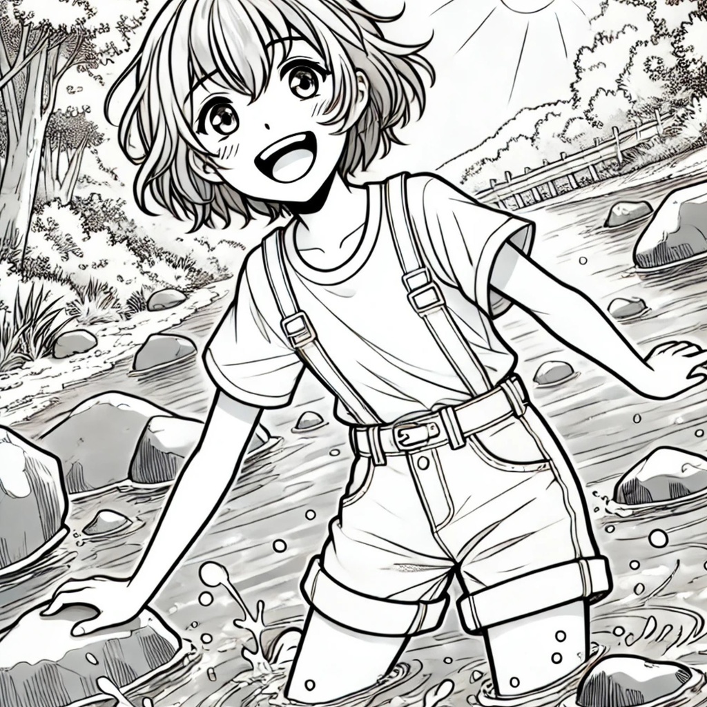 大人の塗り絵~美少女たちの夏休み~