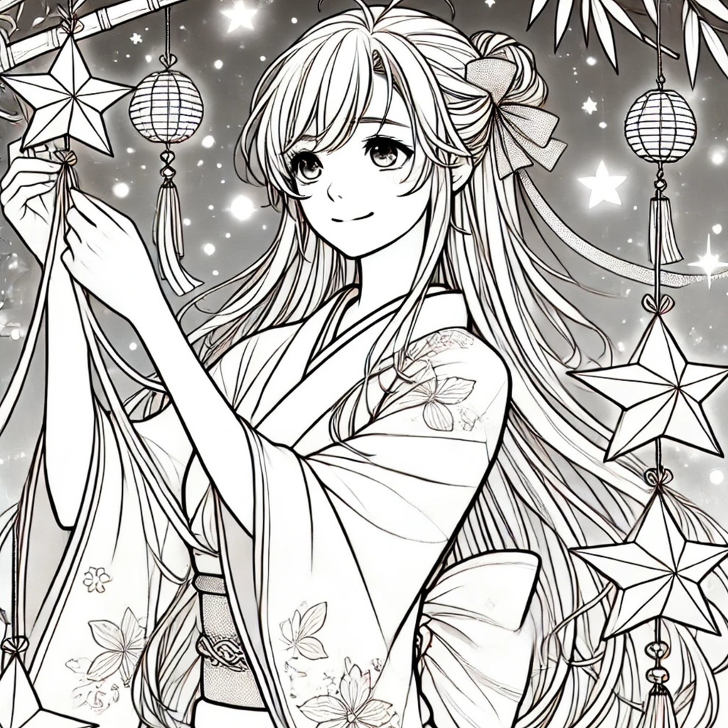 大人の塗り絵~美少女たちの夏休み~