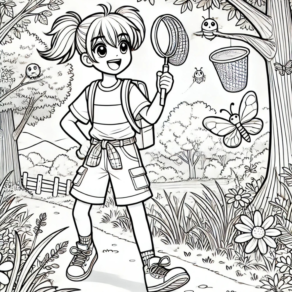 大人の塗り絵~美少女たちの夏休み~