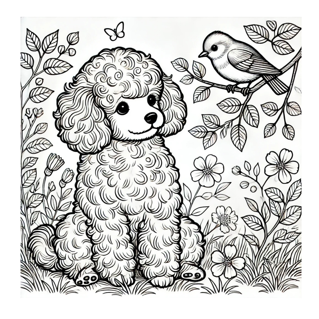 大人の塗り絵 ~この毛並み、塗るだけでととのう~