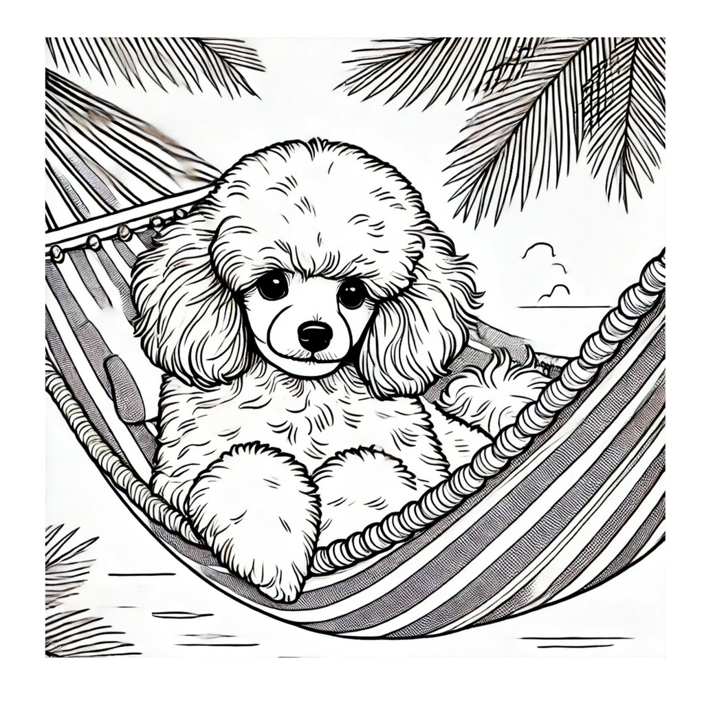 大人の塗り絵 ~この毛並み、塗るだけでととのう~