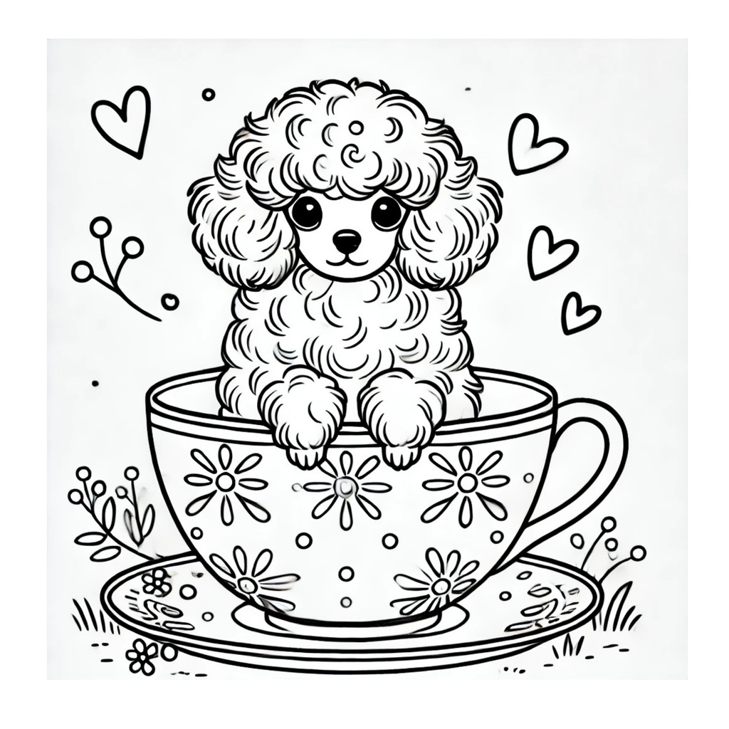 大人の塗り絵 ~この毛並み、塗るだけでととのう~