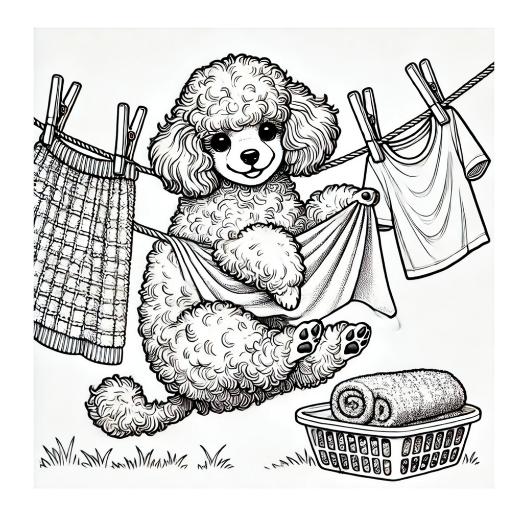 大人の塗り絵 ~この毛並み、塗るだけでととのう~