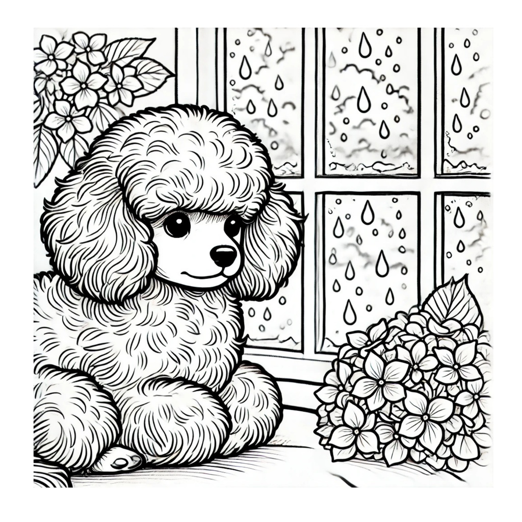 大人の塗り絵 ~この毛並み、塗るだけでととのう~