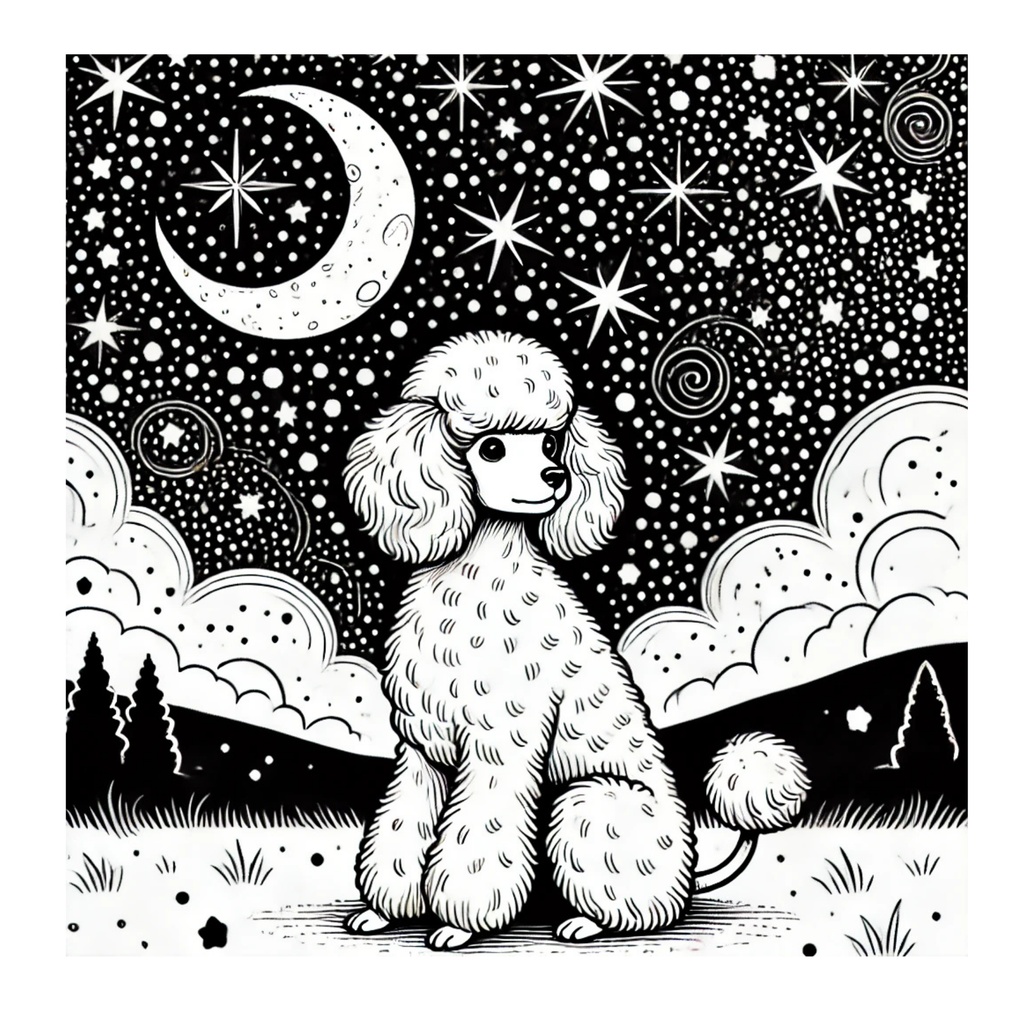 大人の塗り絵 ~この毛並み、塗るだけでととのう~