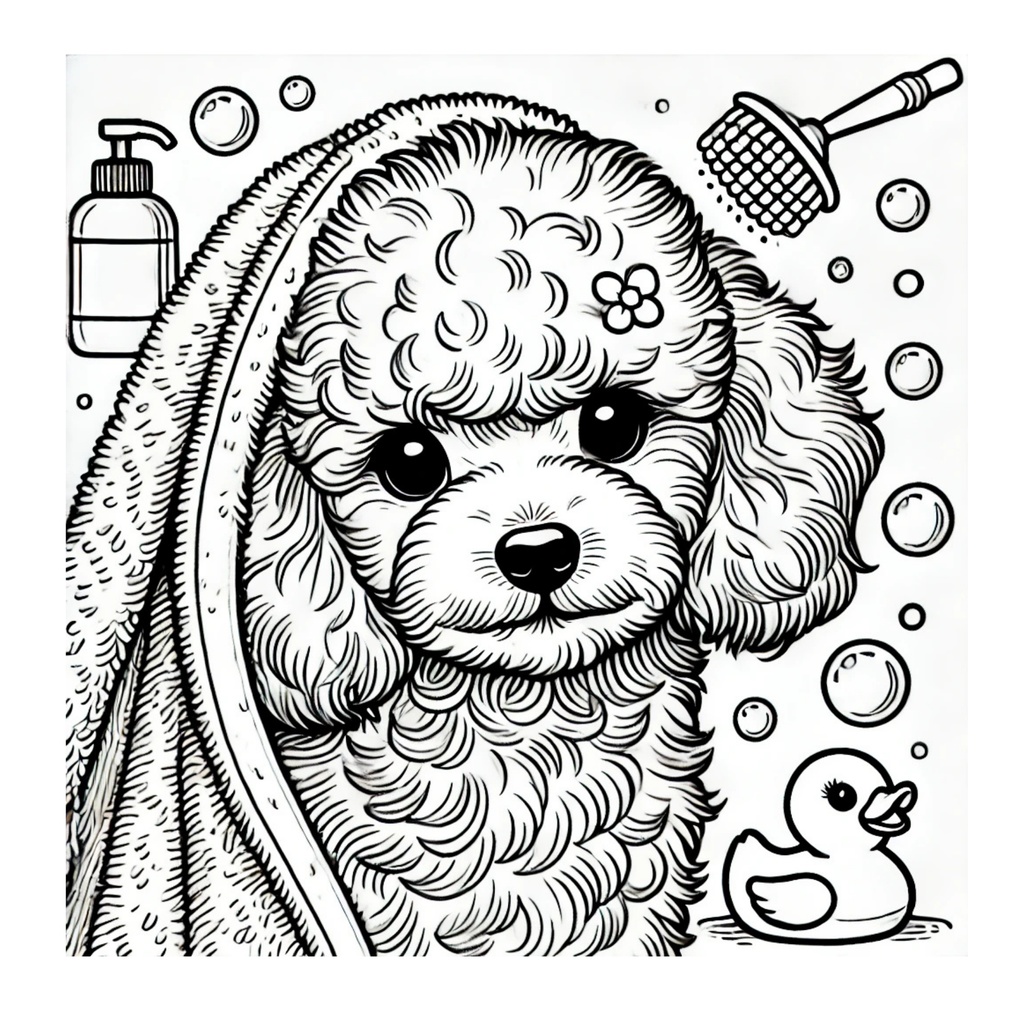 大人の塗り絵 ~この毛並み、塗るだけでととのう~