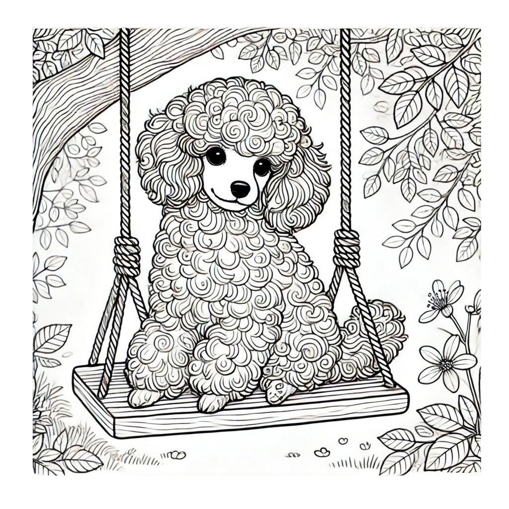 大人の塗り絵 ~この毛並み、塗るだけでととのう~