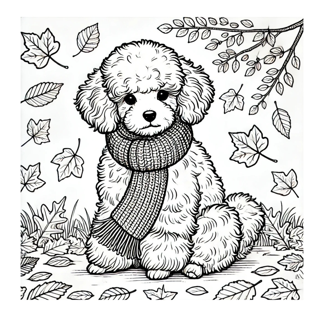 大人の塗り絵 ~この毛並み、塗るだけでととのう~