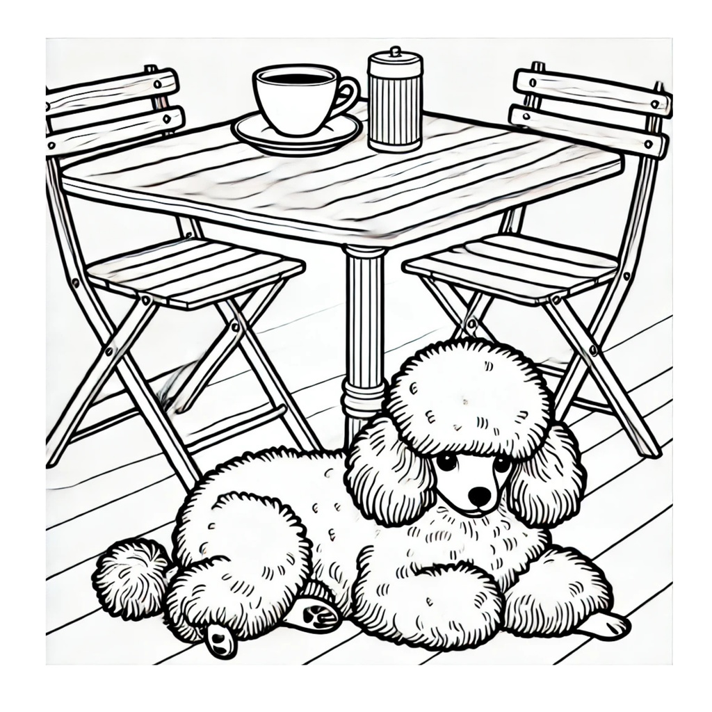 大人の塗り絵 ~この毛並み、塗るだけでととのう~