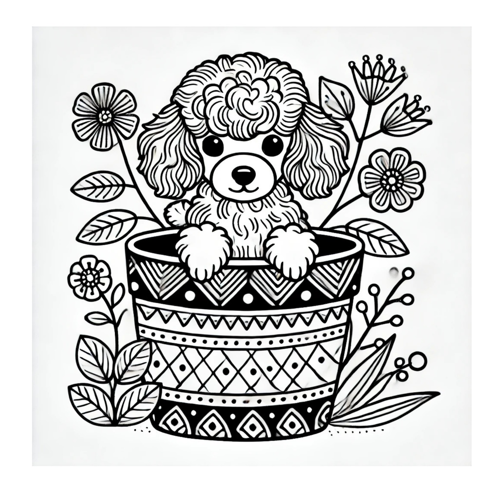 大人の塗り絵 ~この毛並み、塗るだけでととのう~