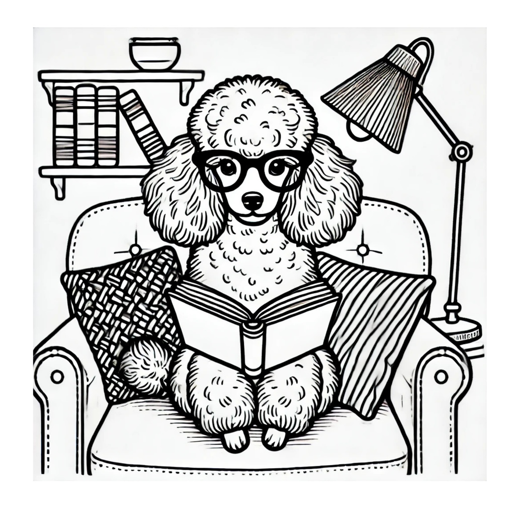 大人の塗り絵 ~この毛並み、塗るだけでととのう~