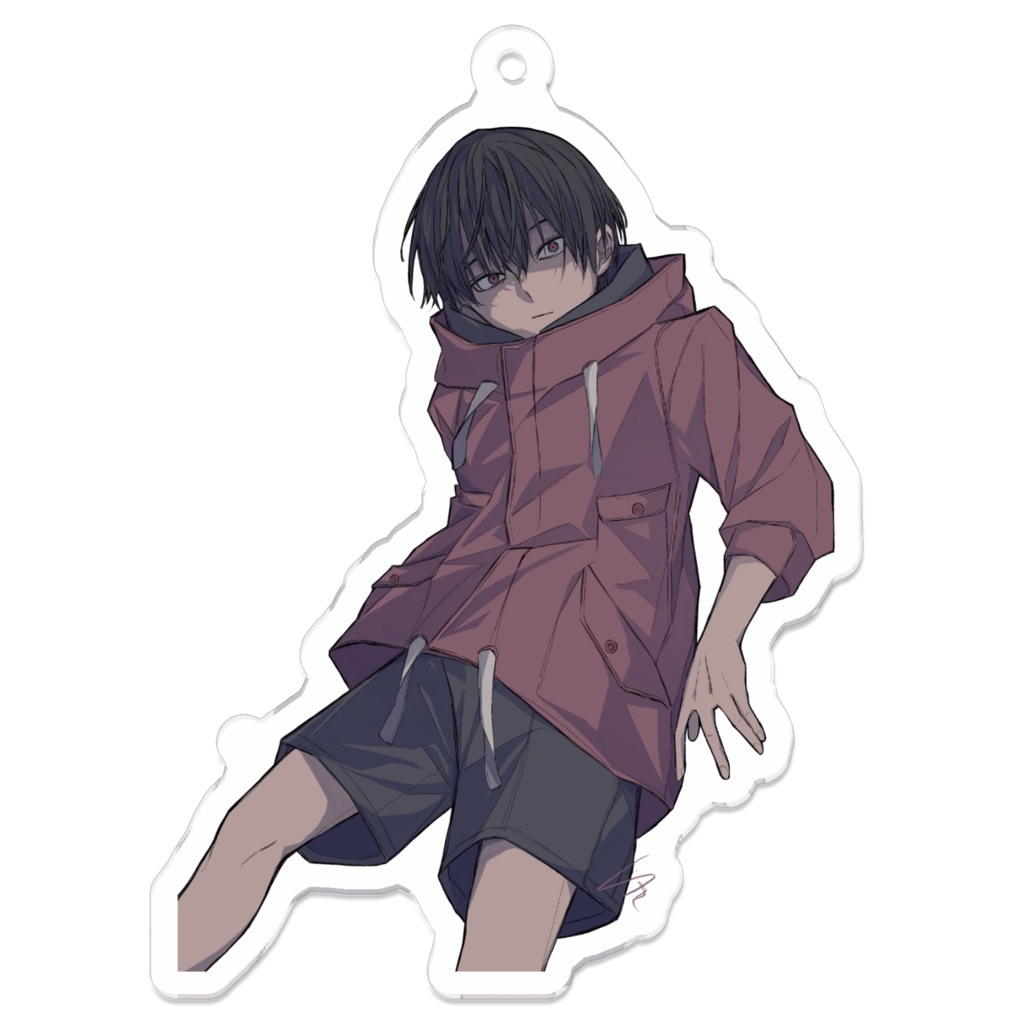 赤フードアクキー