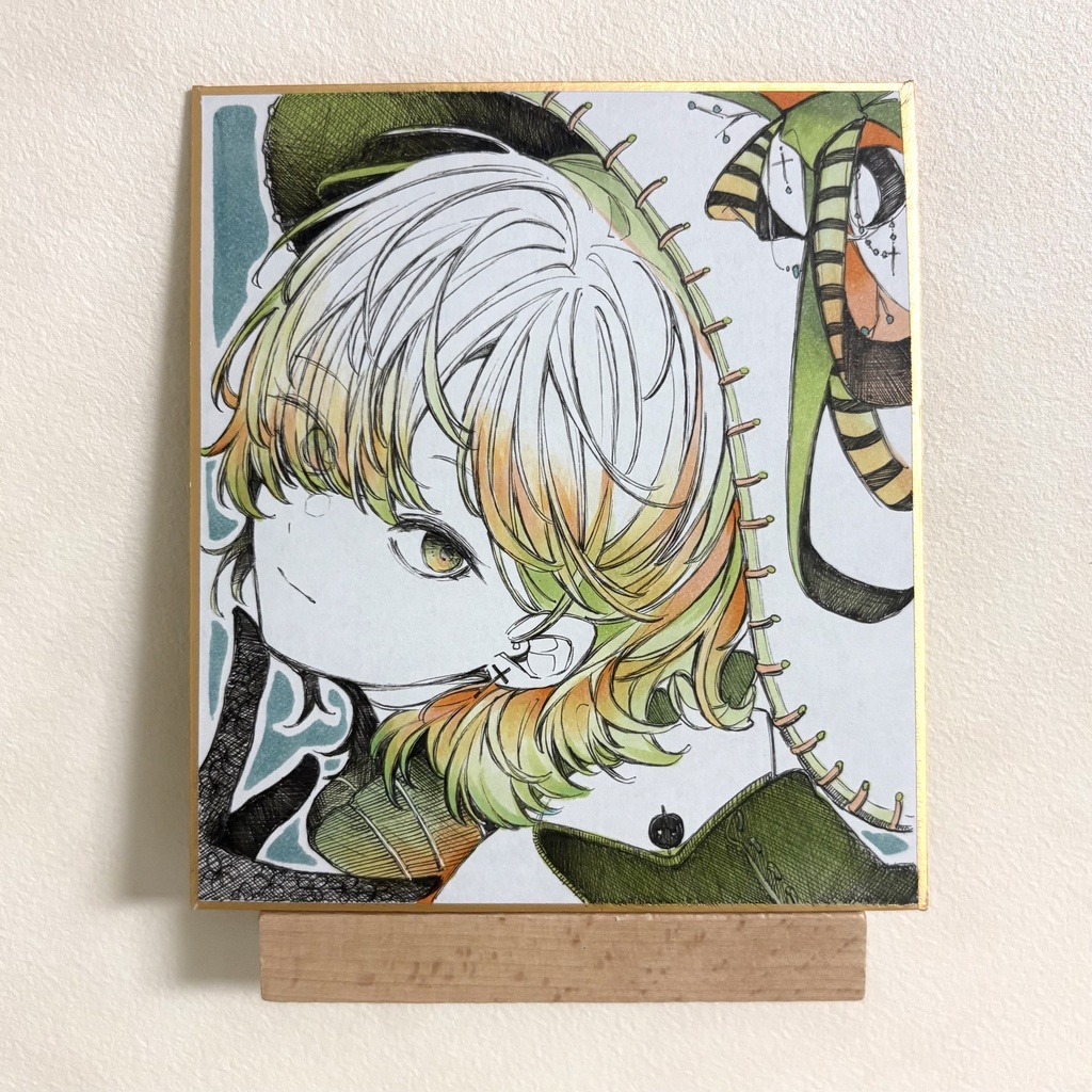 ミニ色紙〈魔女〉