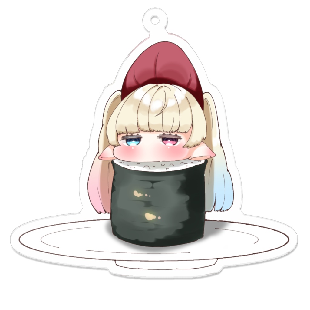 おしゅしﾚﾊﾟﾁｬﾝアクキー