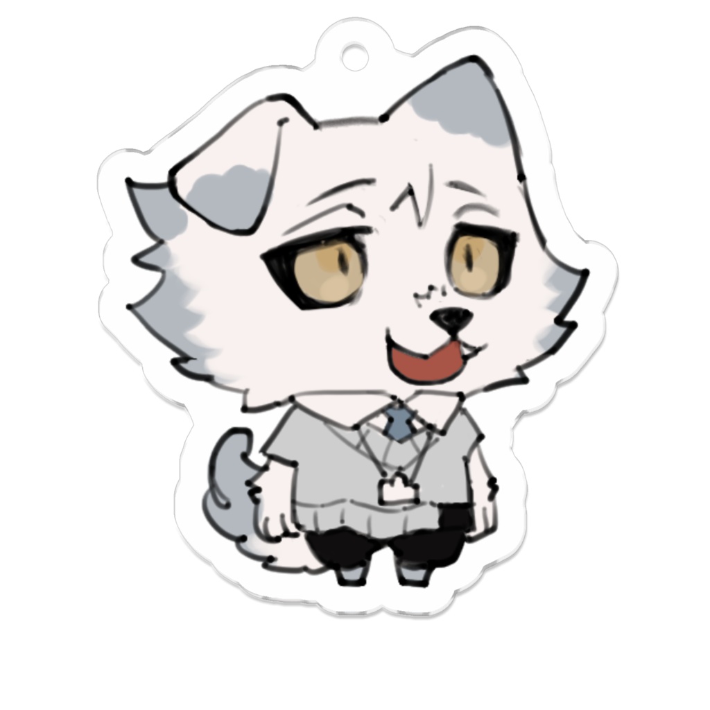 【未確認グルメ試食会】タロウ研究員~どこまでもお供します~ アクリルキーホルダー