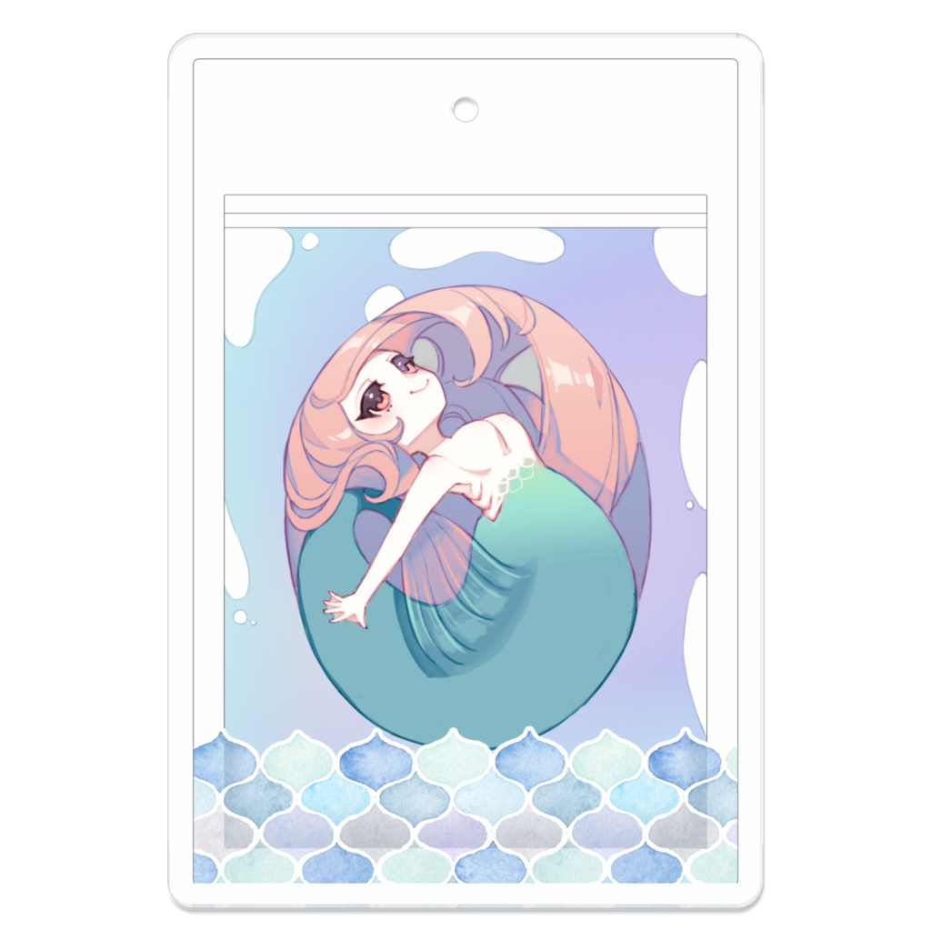 【未確認グルメ試食会】ニンギョのシラス アクリルキーホルダー