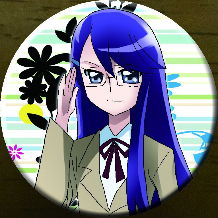 月影 ゆりの缶バッチ