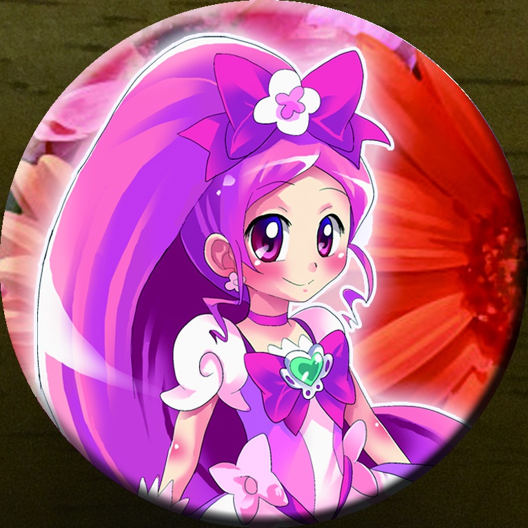 全プリキュアライブ キュアフェリーチェ ホログラム 缶バッジ 缶バッヂ