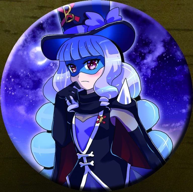 怪盗ジェントルーの缶バッチ