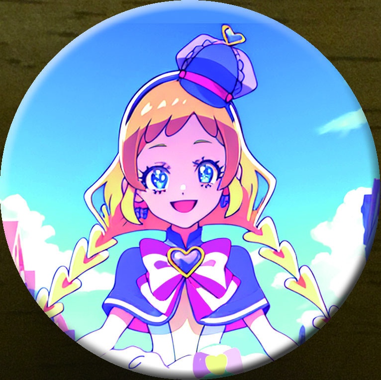 キュアフレンディの缶バッチ