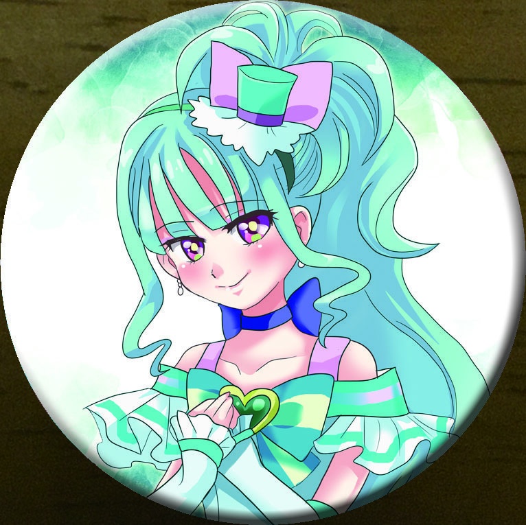 キュアリリアンの缶バッチ