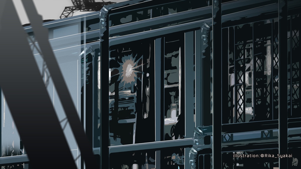 【YouTube用素材】工場夜景【無料】