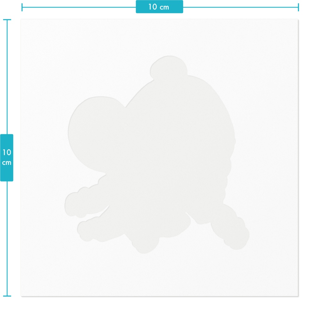 君と一緒にこにこステッカー