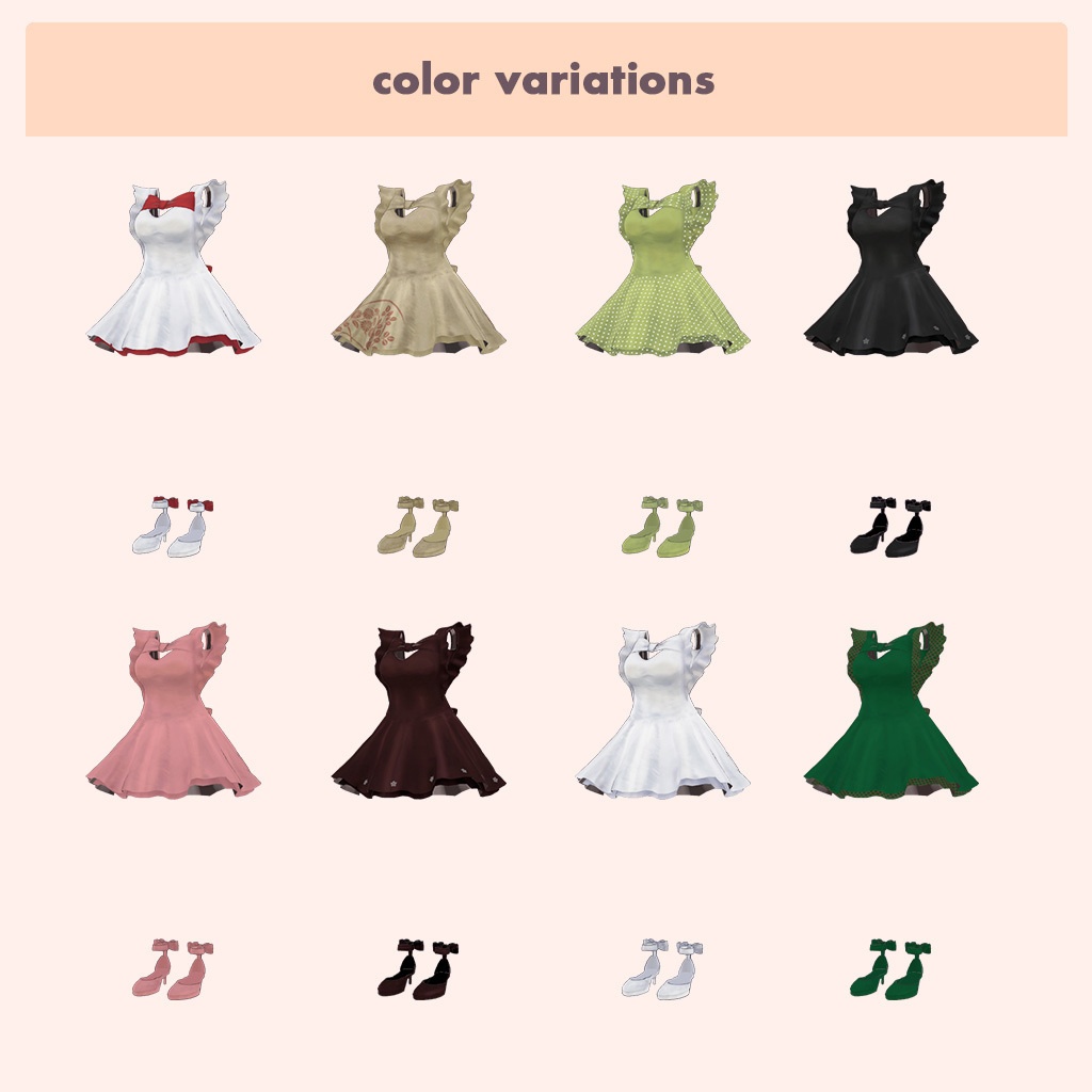 【セレスティア用】ふわふわワンピ【PB】