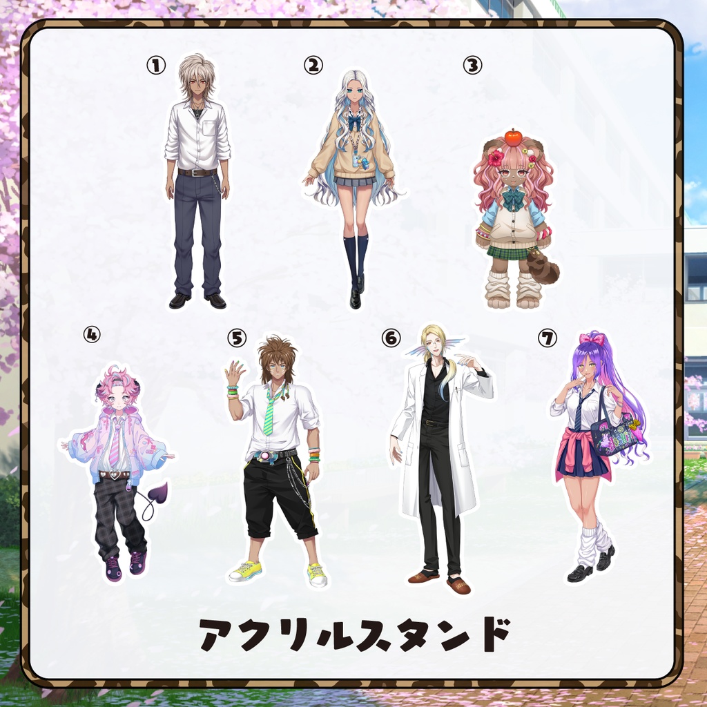 【第3回リアイベ】アクリルスタンド(全7種)【BIGBANG〜わっしょいぱんち!〜とりまプリ撮ろ?マジ卍】