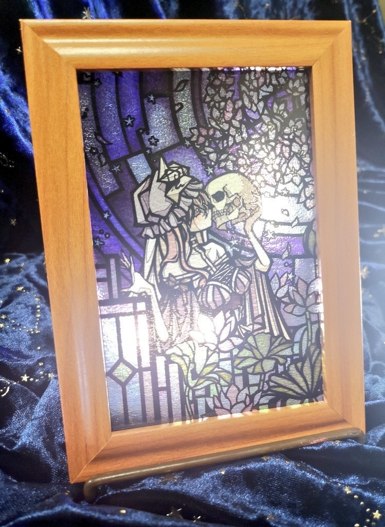 【Sサイズ】西行寺幽々子のステンドグラス【蓮華浄土】