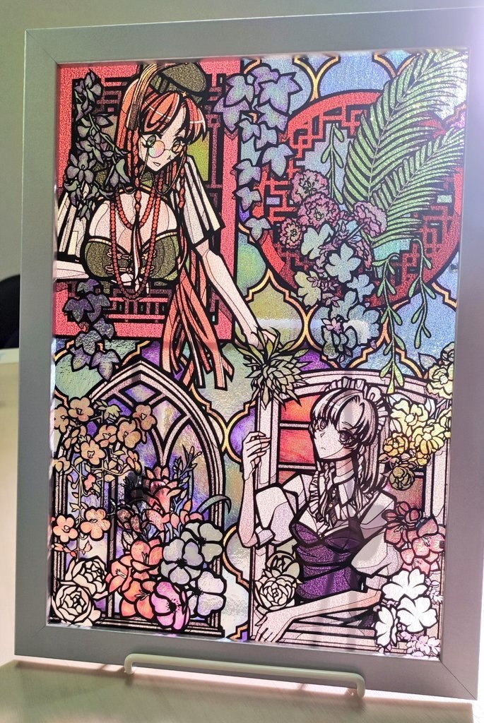 【Lサイズ】美鈴×咲夜のステンドグラス【Lover's Concerto】