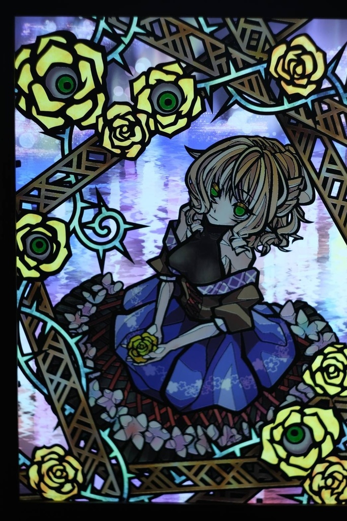 【Sサイズ】水橋パルスィのステンドグラス【妄執の檻】